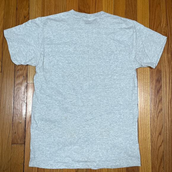 VintGe 90s Edward Gorey T-Shirt Books Cats Life Is Good Size Medium Grey - Picture 6 of 10